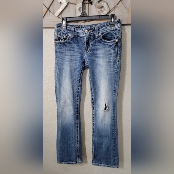 Miss Me Denim - Miss Me  Distressed Bootcut Jeans Size 27